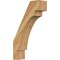 Ekena Millwork 6"W x 18"D x 30"H Merced Rough Sawn Knee Brace, Western Red Cedar BRC06X18X30MRC00RWR - alternate 1